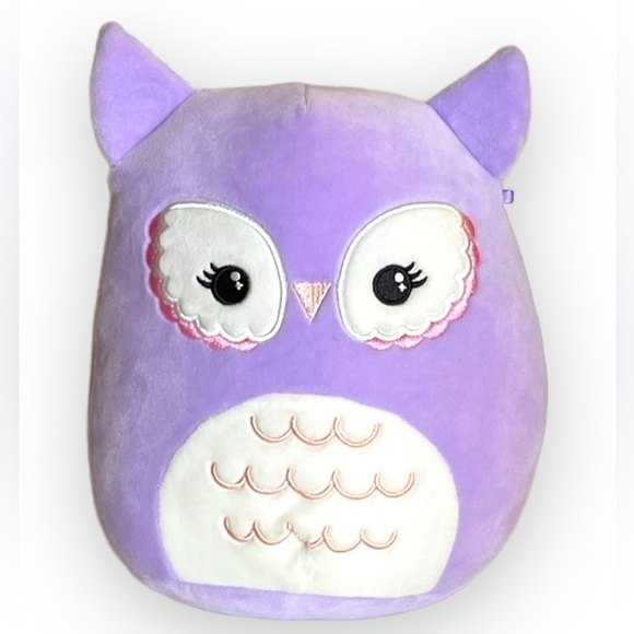 Adorable Squishmallow Miranda the Purple Owl - 9.75”x8” - Picture 2 of 8